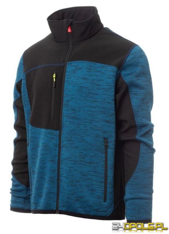 Bluza techniczna TRAVEL 08072 Niebieski melanż