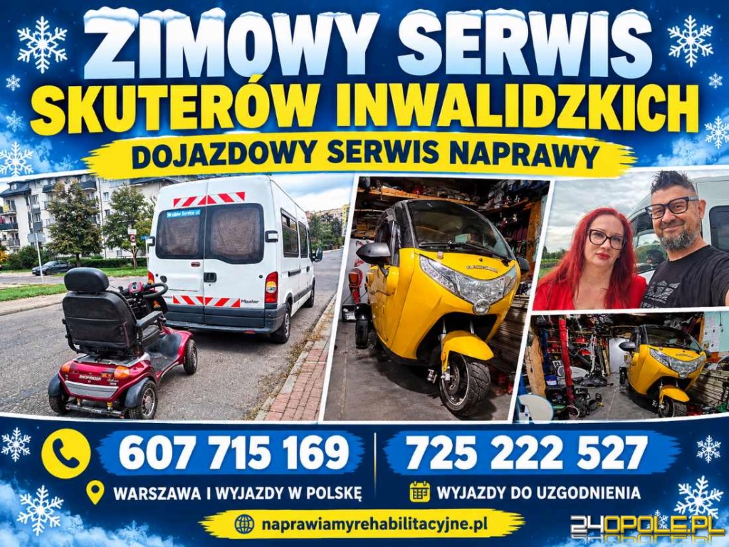 DOJAZDOWY SERWIS SKUTERÓW INWALIDZKICH - ZADBAJ O SPRZĘT ZIMĄ