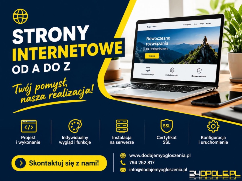 Strona WWW według Twojego pomysłu