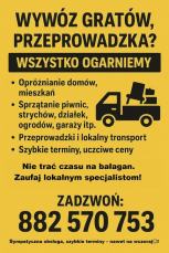Przeprowadzki, opróżnianie mieszkań, transport rzeczy