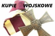 KUPIĘ WOJSKOWE MEDALE,ORDERY,ODZNAKI,ODZNACZENIA