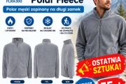 Bluza polarowa męska FLRA 300 Rozmiar XL SZARY 55PLN