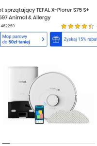 Robot Tefal sprzątający myjacy 800zł