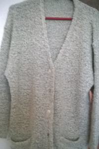 sweter beżowy damski rozpinany
