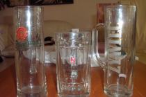 Szklane kufle do piwa