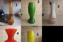 Wazony ze szkła kolorowego