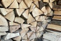 drewno kominkowe jesion, dąb, brzoza - SUCHE