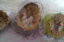 dekoracyjne jajka z drobiem