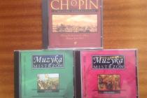 Zestaw 3 szt CD- Muzyka Mistrzów Klasyki LISZT-BRAMS- CHOPIN.