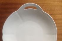 TUŁOWICE patera z porceliitu  z uchwytami - lata70/80