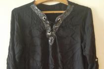 Koszula czarna w cekinki rozmiare M cena 30zł