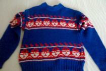 zimowy ciepły swetr