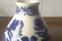 Wazonik fajansowy ręcznie malowany sygnowany KOŁO lata 70/80