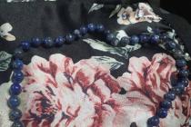 Naszyjnik Naturalne Kamienie Kamień Sodalit