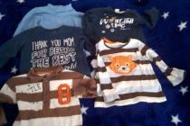 bluzeczki chłopięce bawełniane