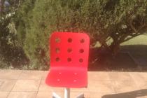 Dziecięce krzesło z regulowaną wys. na kółkach obrotowych IKEA