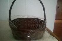 Nowy kosz wiklinowy-prezentowy