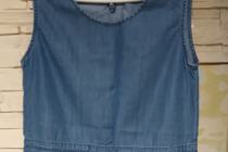 Sukienka damska Jeans bez rękawów