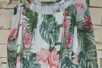 Sukienka damska hiszpanka z paskiem