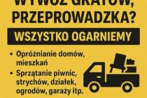 Transport, przeprowadzki, wywóz zbędnych rzeczy