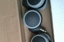 komplet kółek do fotela obrotowego