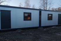 Pawilon biurowy kontener 2 sztuki, 6 x 2, 71 