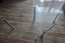 Stolik (Kawowy) szklany rozkładany