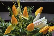 Stroik wielkanocny na nagrobek.