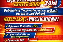 Opublikujemy Twoje ogłoszenie na setkach portali + darmowa strona WWW 