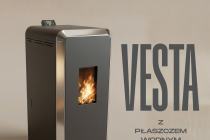 Piecyk na pellet VESTA 15 kW  z płaszczem wodnym 