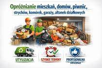 Opróżnianie Zagraconych Mieszkań Domów Piwnic Garaży Pomieszczeń