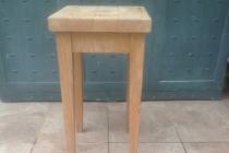 Taboret ogrodowo/tarasowy  z litego drewna