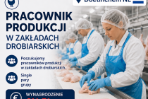 Pracownik produkcji w zakładach drobiarskich Doetinchem NL