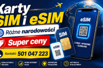 Zarejestrowane karty sim i esim