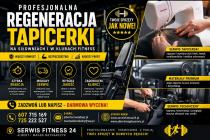 Regeneracja tapicerki na siłowniach, w klubach fitness i studiach treningowych, serwis sprzętu na si