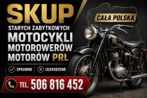 KUPIĘ STARE ZABYTKOWE MOTOCYKLE MOTOROWERY MOTORY PRL
