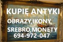 Kupię ANTYKI,SREBRA,MONETY,szkło,zegarki,biżuterię