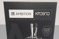 Karafka + 6 szklanek whisky Krosno Ambition