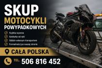 SKUP MOTOCYKLI PO WYPADKU ROZBITYCH POWYPADKOWYCH CAŁA POLSKA