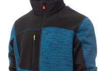 Bluza techniczna TRAVEL 08072 Niebieski melanż