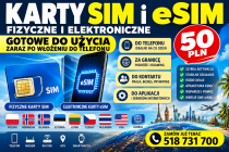 Opole dostępne karty SIM i eSIM gotowe do użycia.