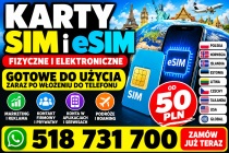 Opole dostępne karty SIM i eSIM gotowe do natychmiastowego użycia.  