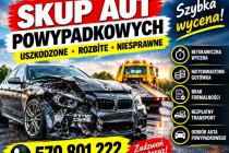 Skup aut powypadkowych - uszkodzone, rozbite, niesprawne SZYBKA WYCENA