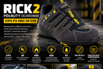 Półbuty ochronne RICK2 71462 SRC ESD S1P Rozmiary 41- 46 415PLN