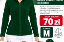 Polar damski Promostars LADIES DOUBLE 68103 zielony, rozmiar M 70PLN