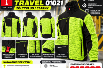 Bluza Techniczna TRAVEL Żółty Fluo/Czarny - Rozmiary S-XXXL