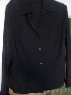 bluzka koszulowa czarna