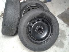 4 opony 15' zimowe + 4 felgi 15' stalowe do ford focus