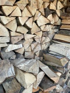 drewno kominkowe jesion, dąb, brzoza - SUCHE