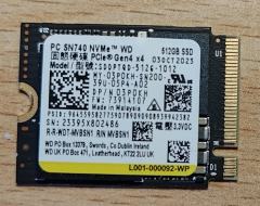 Dysk SSD Western Digital WD SN740 512GB M.2 SSD 2230 NVMe PCle Gen 4